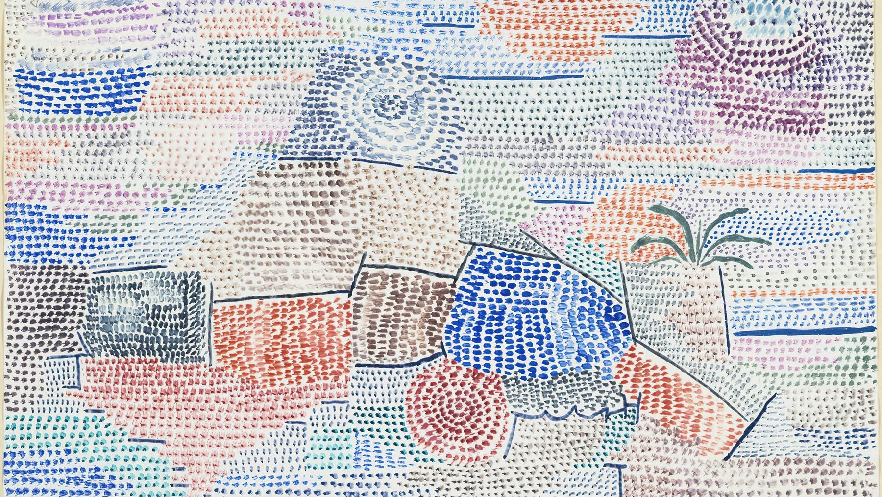 Licht über Ehedem (Light over former times) (1933)
Paul Klee (German, 1879 - 1940)