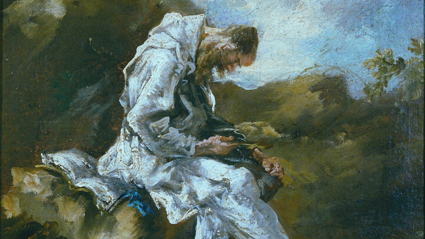 Hermit in the Desert (1700-1740)
Alessandro Magnasco (Italian, 1667-1749)